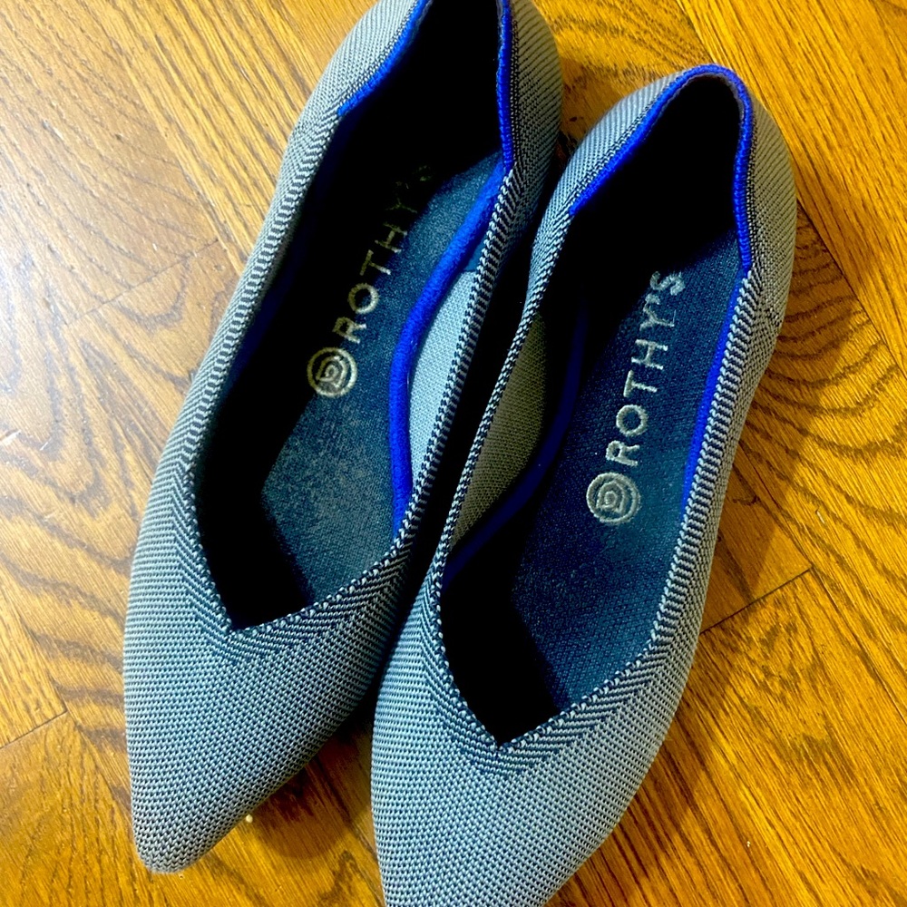 Rothy’s pointed-toe flat.